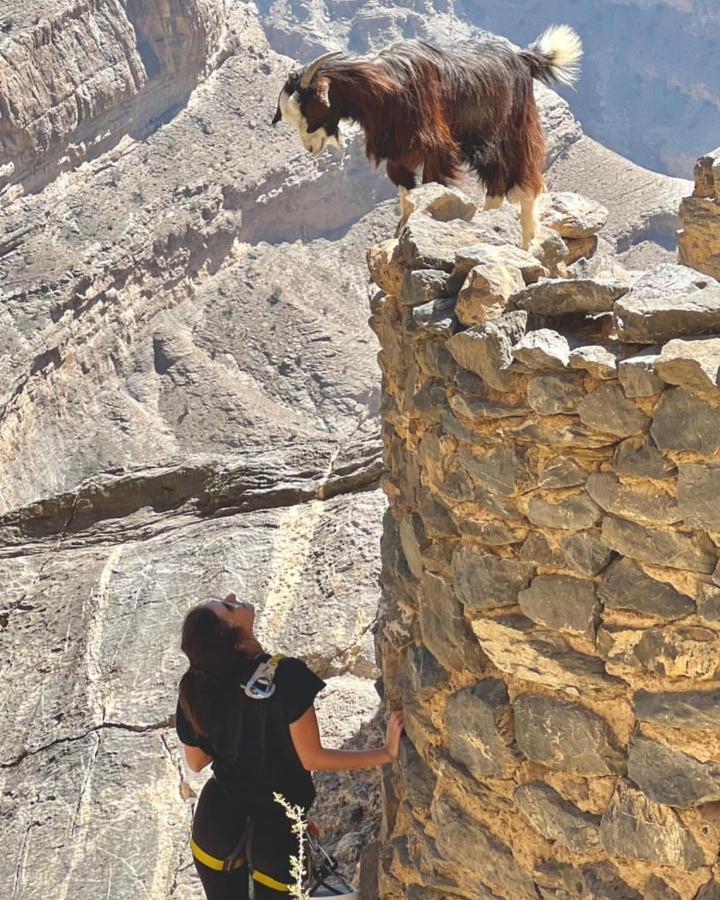 Jabal Shams Mountain Rest House Al Hub Eksteriør billede